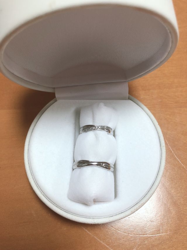 クロスのデザインがかわいいです。