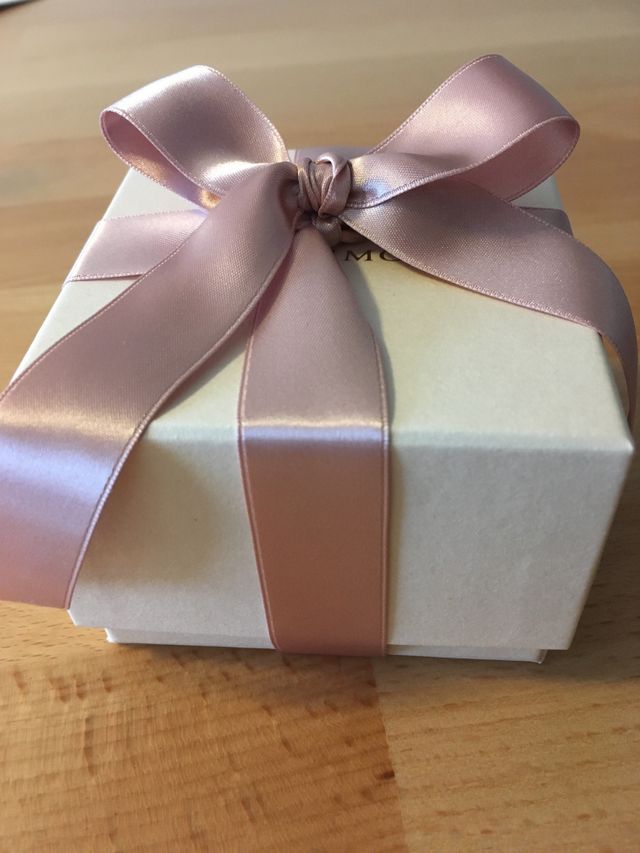 ラッピングも可愛い。