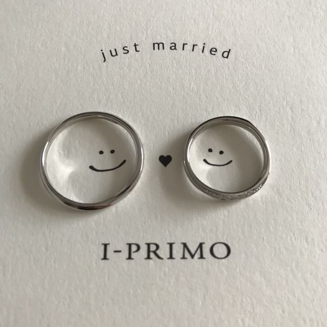 左の指輪▷男性用
右の指輪▷女性用