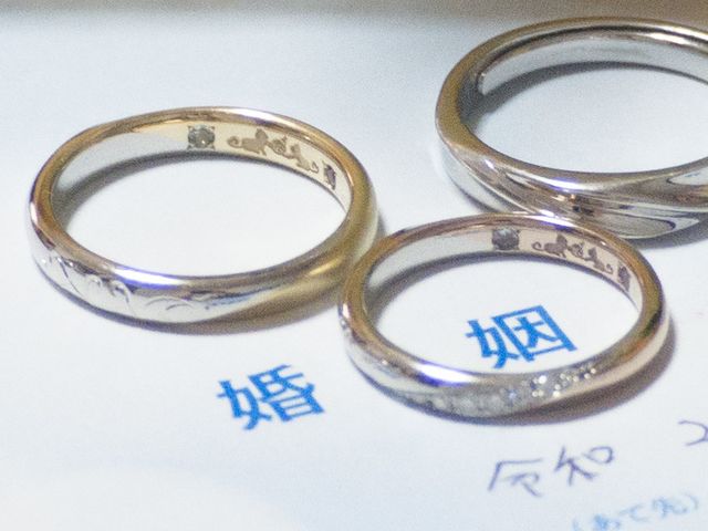 内側には自分達が飼っている猫を刻印