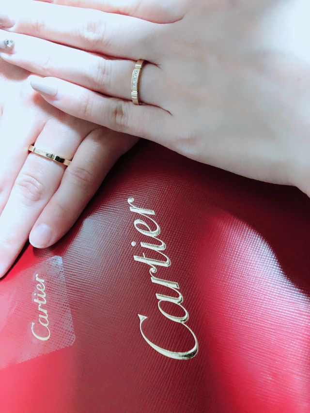 旦那さんチョイス。変わったデザインに2人とも一目惚れでした！