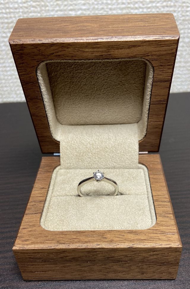 「想」シリーズをベースに作って頂いた結婚指輪です