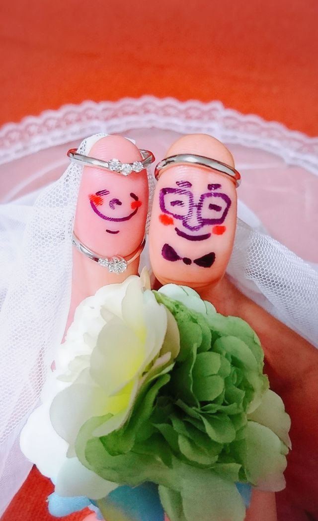 コレがずっとやりたくて、指輪の完成を待ちに待ってました！