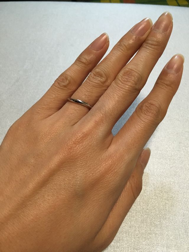 シンプルなウェーブが綺麗です。