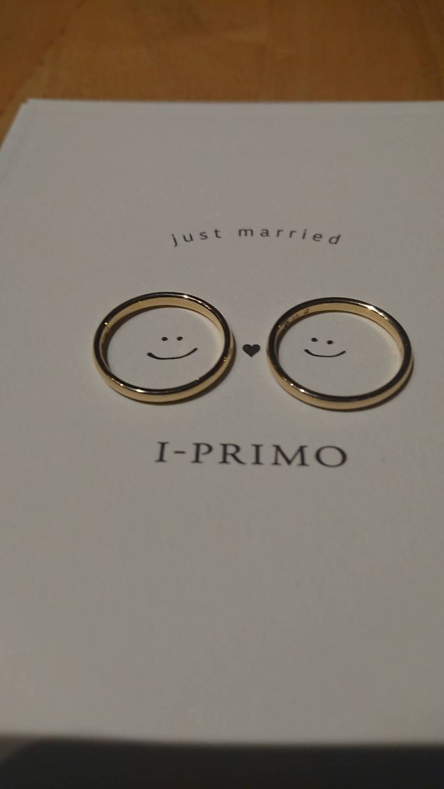 細身のリングです。