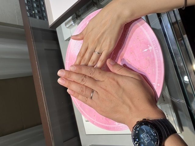 仕上がりのご連絡を受け取りに行き、お店で撮影しました。