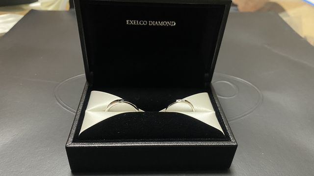 2人それぞれ好きなデザインで選びました。お互い満足です。