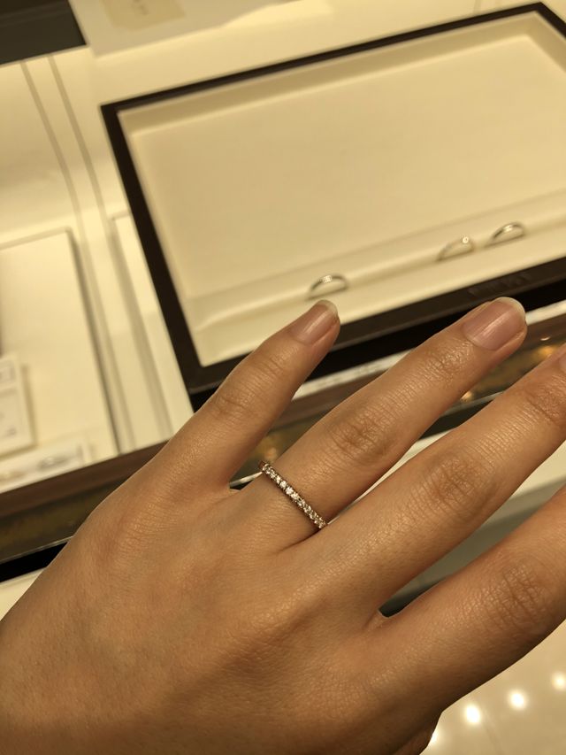 試着した際の写真です。