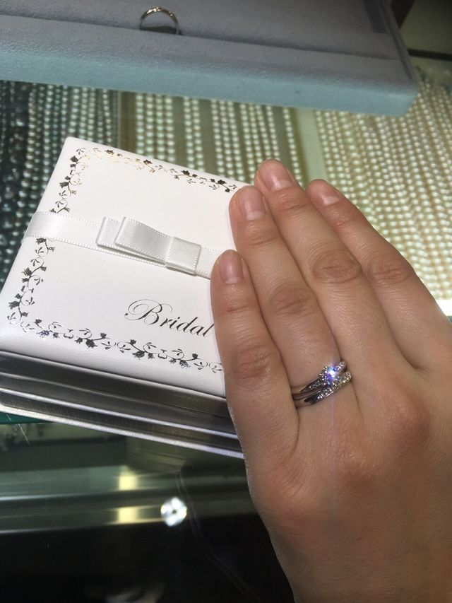 お気に入りの指輪を見つけることができました(*^^*)