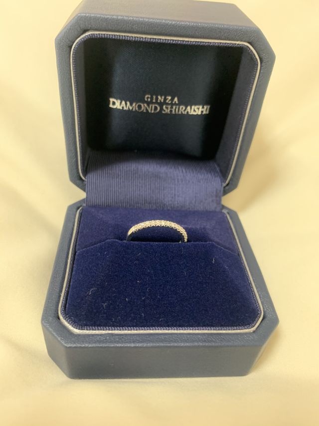 婚約指輪として買ってもらいました