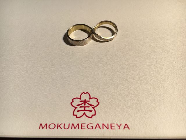 二人のリングを分けるイベントも楽しかったです！