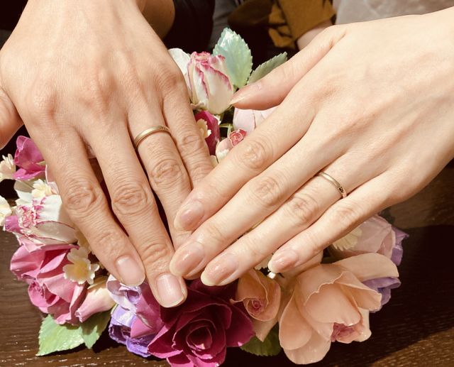 本番の結婚指輪