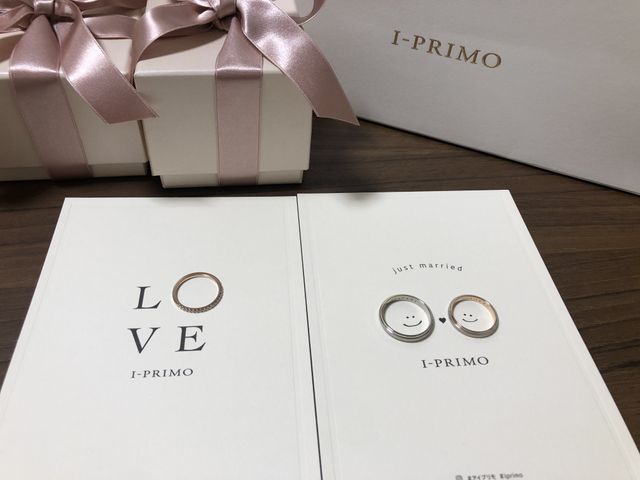 アイプリモ店舗で頂いた台紙にのせてみました。