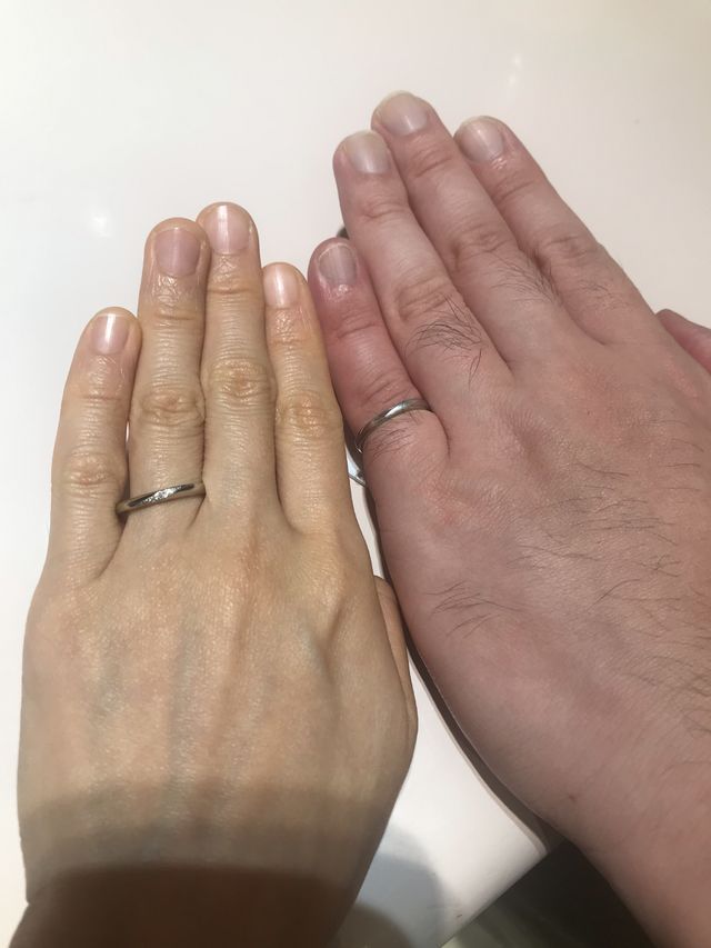 お揃いのデザインを探していただきました！大満足です。
