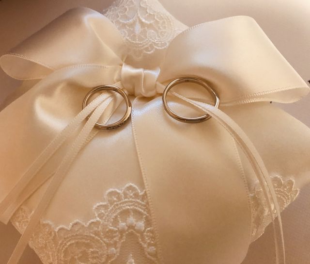 素敵なリングピローもありがとうございました。