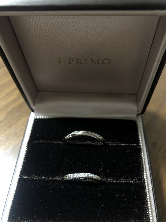 結婚指輪のセットです。
