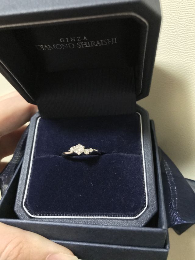 リングを購入すると写真のような状態で渡してもらえます