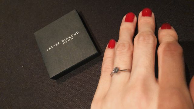 初めて付けた時の写真です。