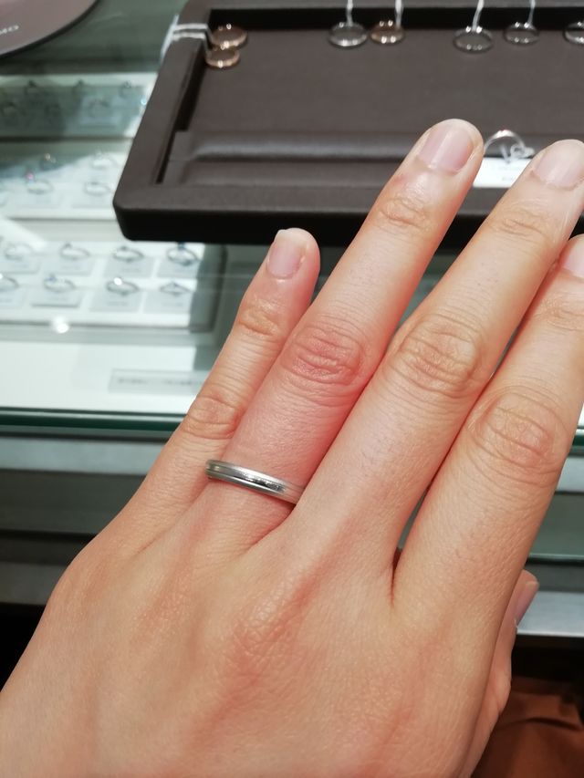 プラチナの指輪