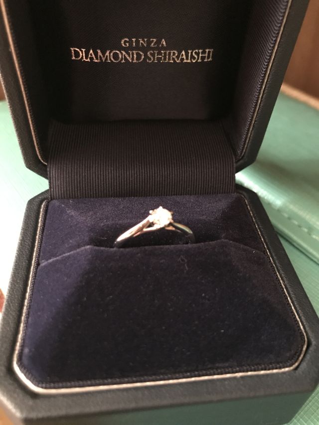 サイズは余裕をもって7.5号
シンプルでギラギラ過ぎない