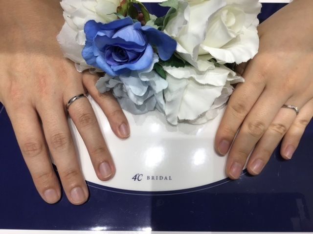 お店で実際に撮っていただきました。