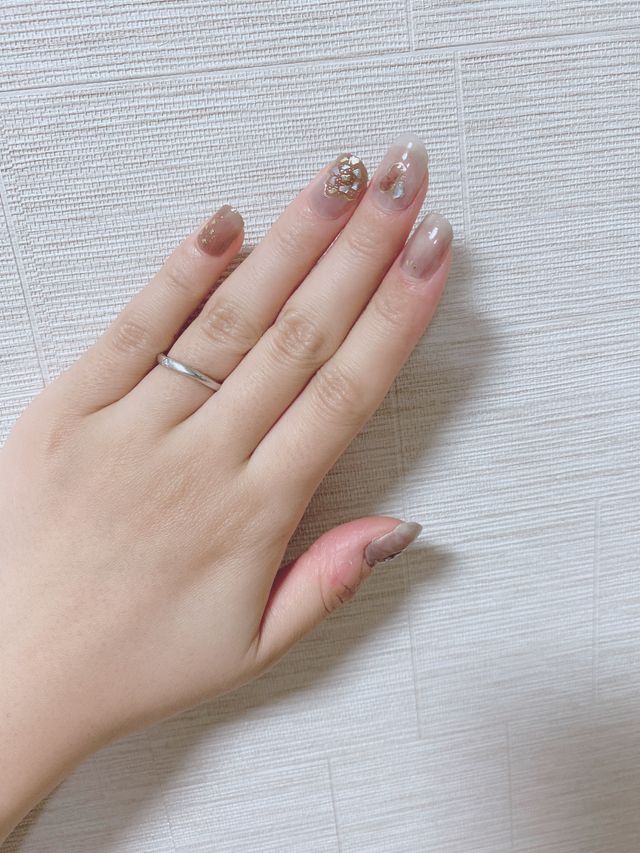 新婦 指輪 着用画像
