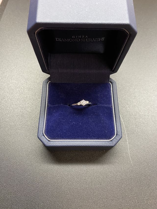 ダイヤモンドがいつもキラキラ輝いています