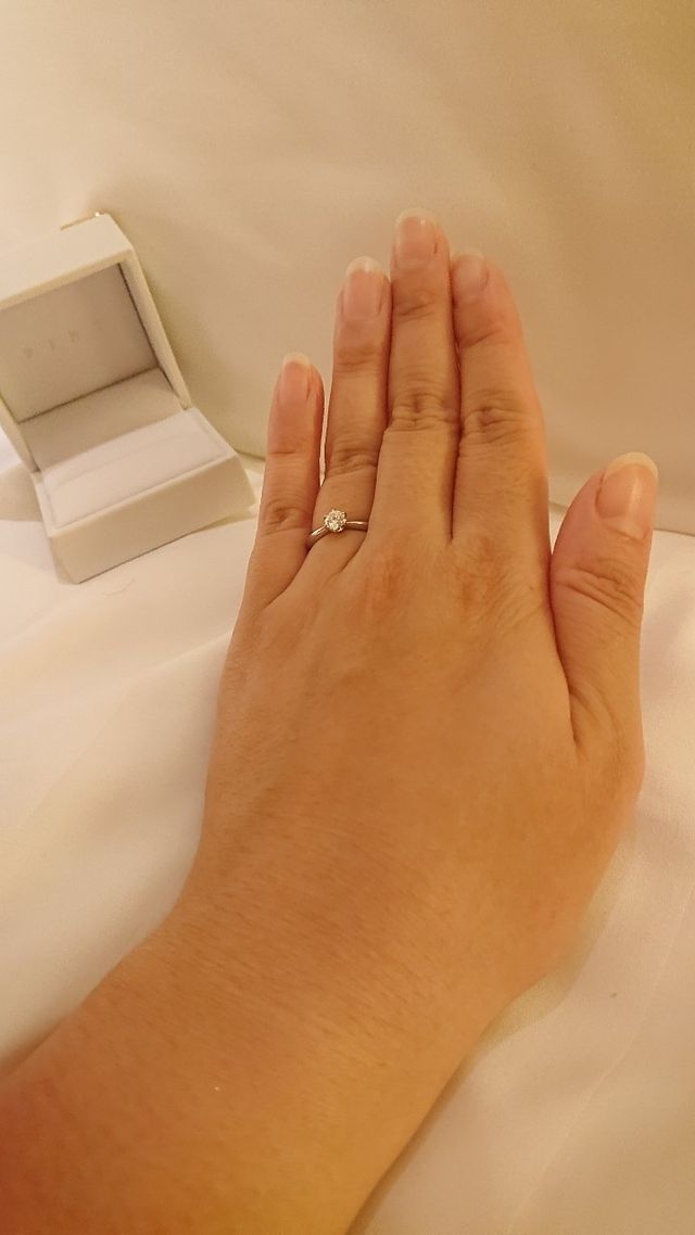 プロポーズ直後の写真ですw