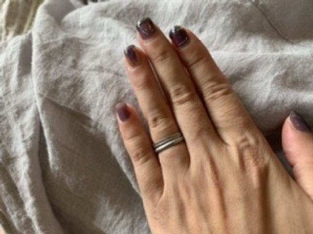 エピソードがあり二本重ねて着けています。