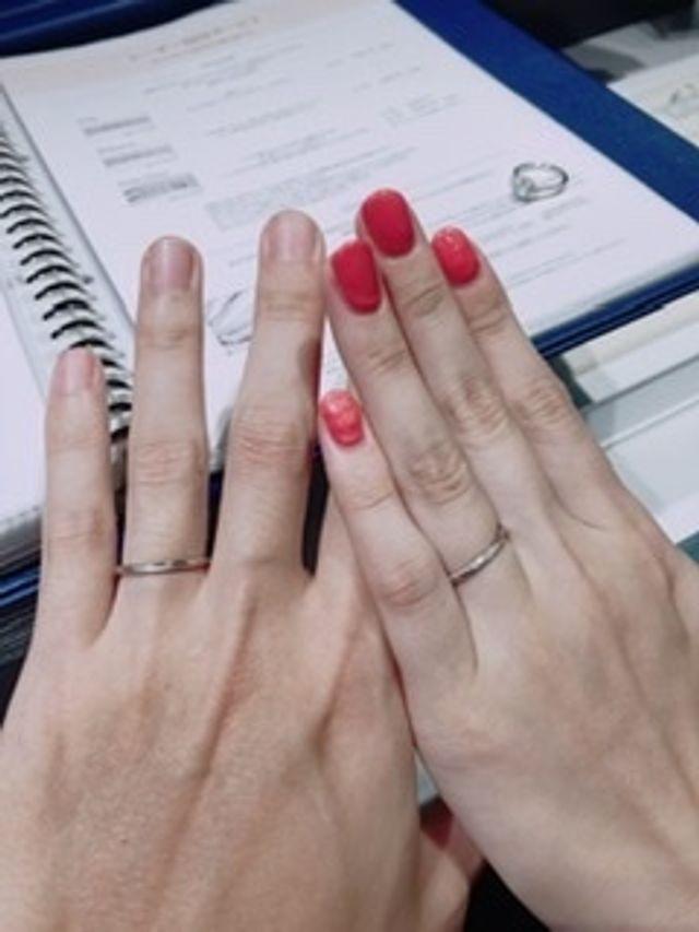 ダイヤモンド入りリング！