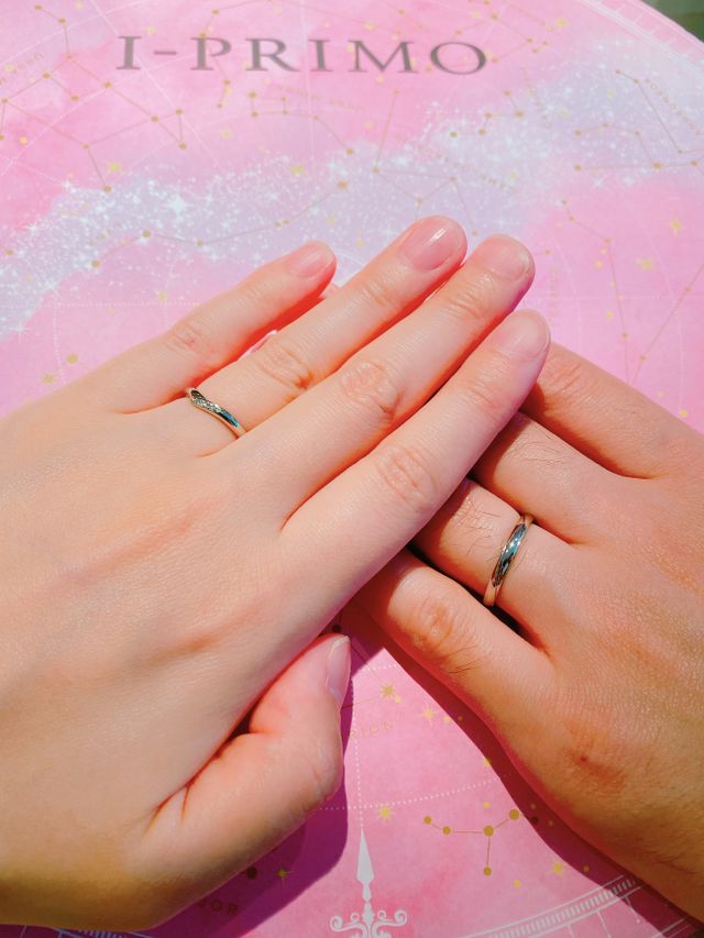 ペアではなくお互いが良いと思うものを選びました。