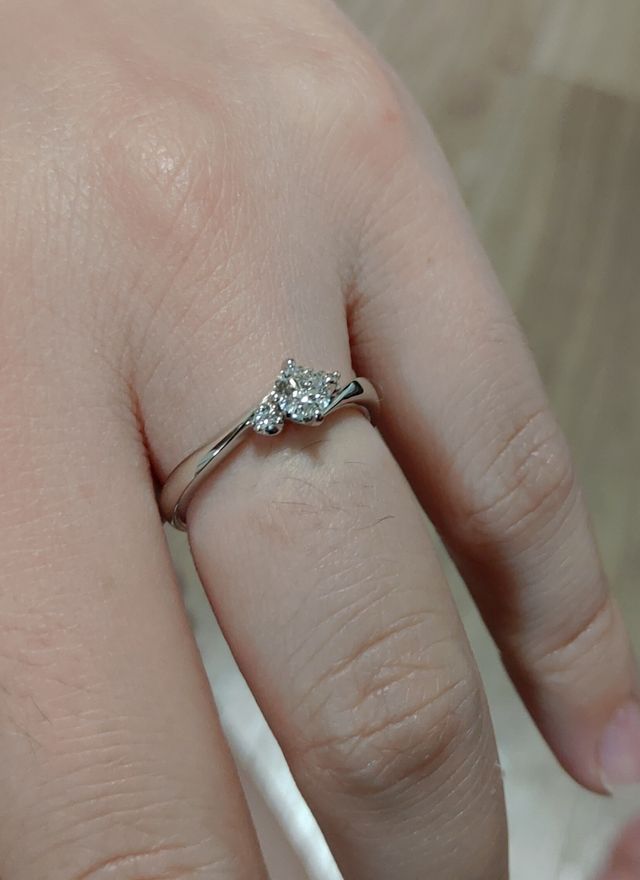 家で着けてもらってもキレイです！