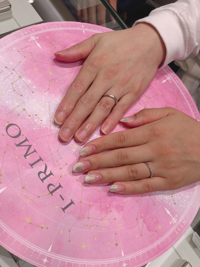 店頭で撮ってもらった写真です。