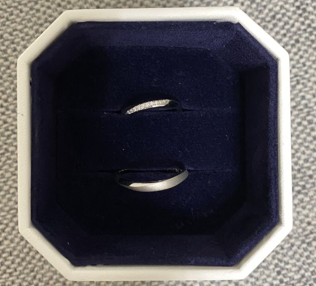 結婚指輪です。