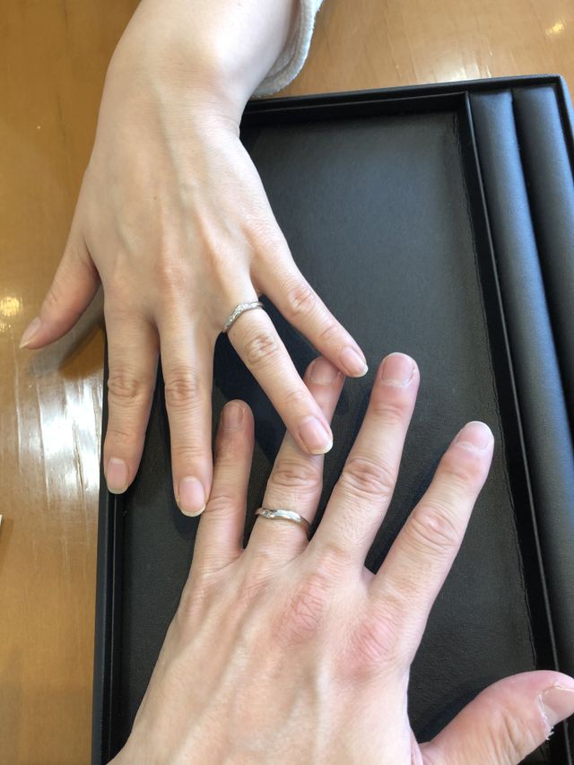 結婚指輪届きました