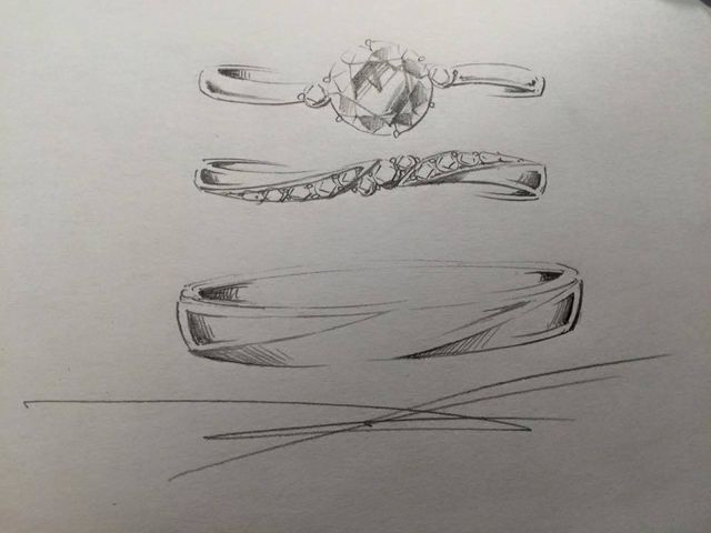 書いてもらったデザイン画