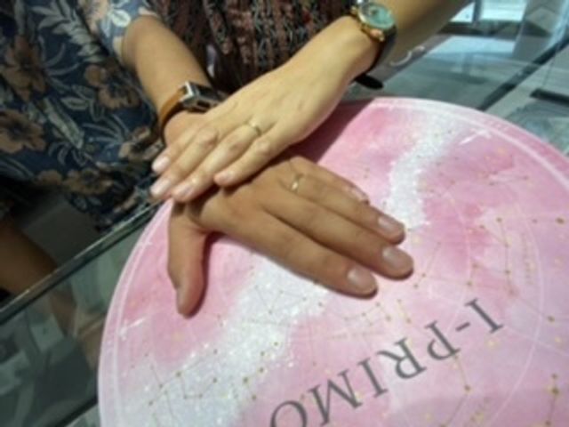 初めて着けてすぐ撮りました