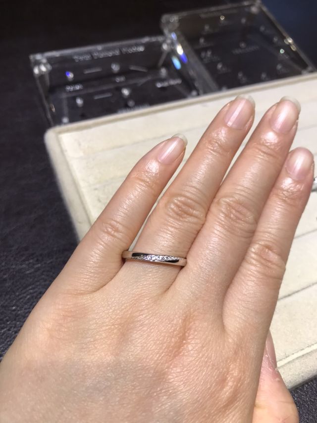 つけ心地が良く
程よい輝きで
普段使いできそう