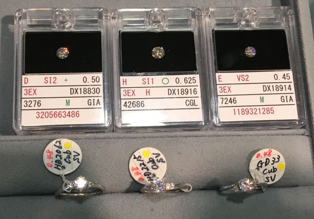 金額ではなく、4Cの詳細が記されています。