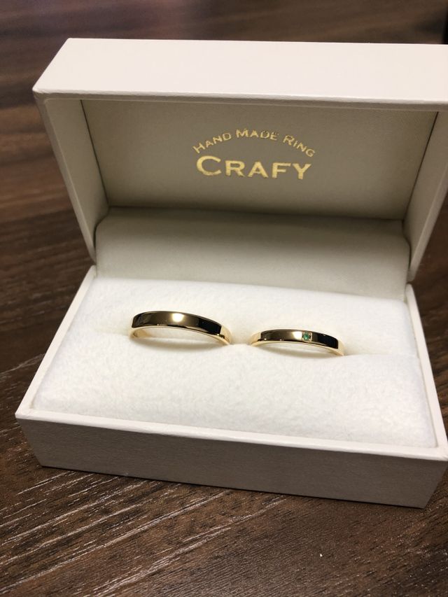 シンプルだけど、二人で作った大切な物♡