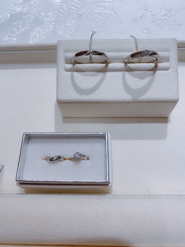 同じデザインのベビーリング