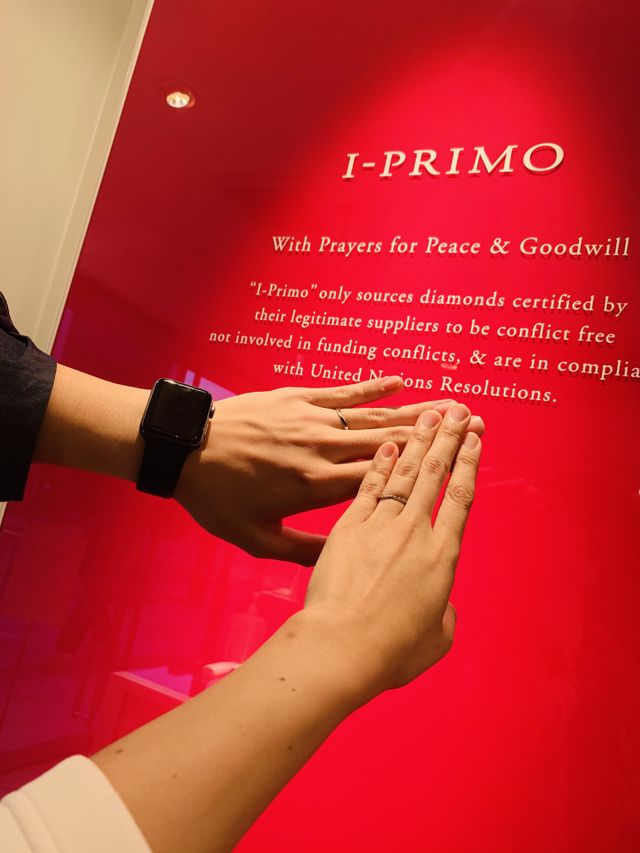 購入時、新郎新婦にて着用し、撮影