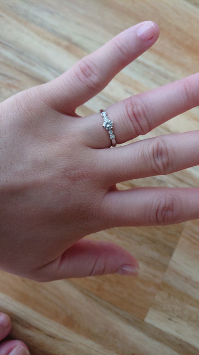 ダイヤモンドは持ち込み、リペアしていただきました。