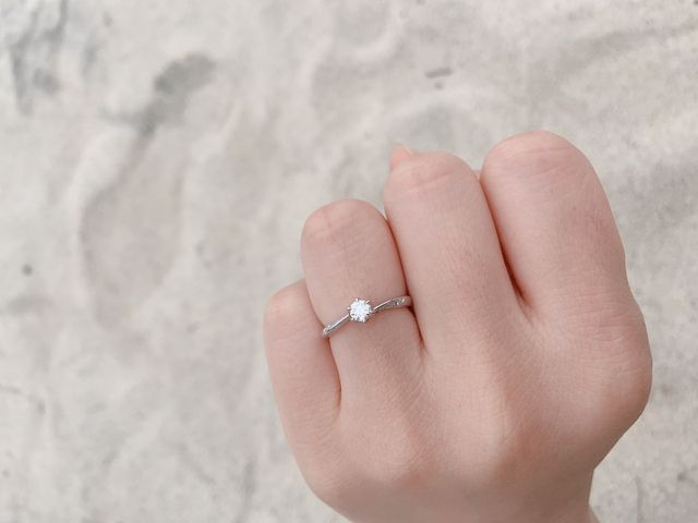 婚約指輪です。
