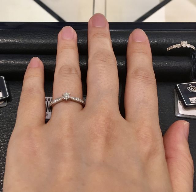 上品な輝きです