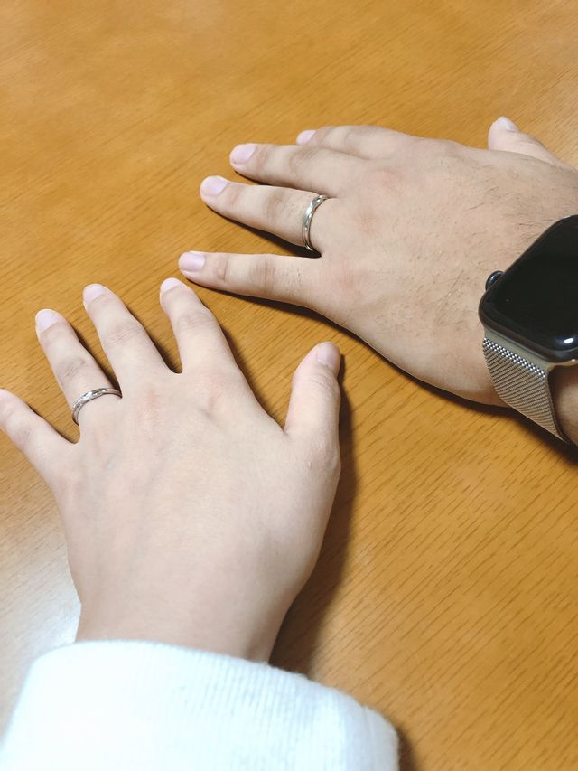 デザインが2人とも気に入り、サイズもぴったりでした！