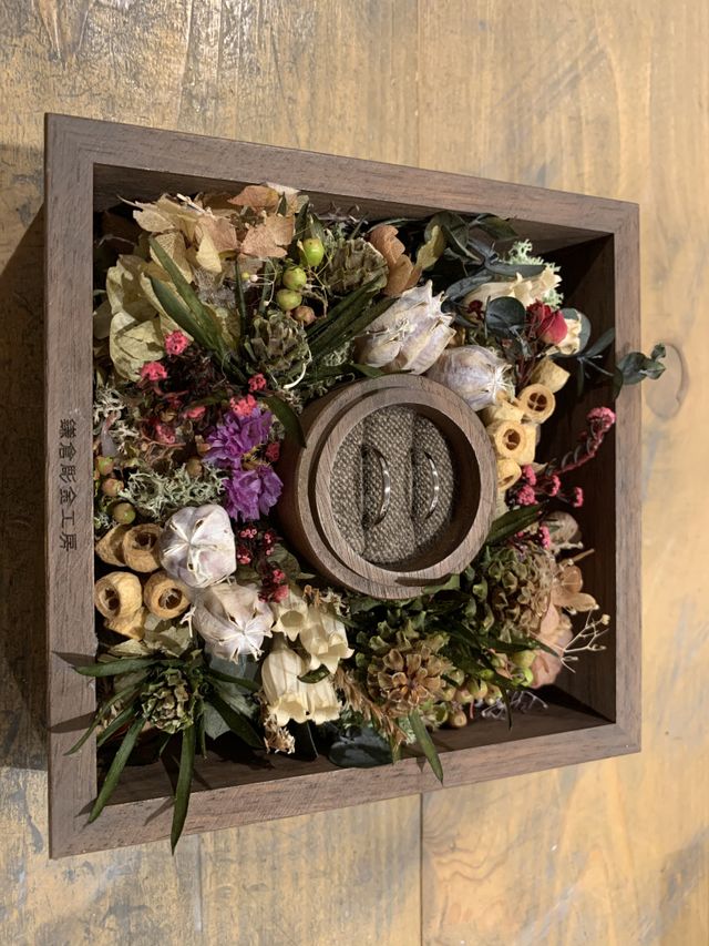 2人で作り合った結婚指輪です。