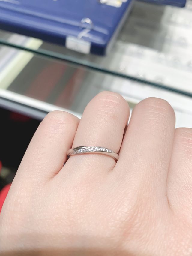 店舗での試着の際の写真です。