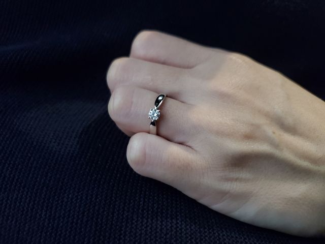 彼女が付けている写真です