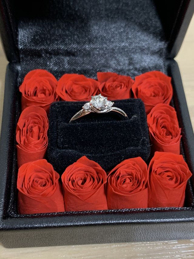 購入した婚約指輪